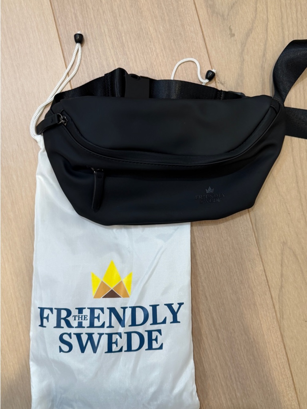 The Friendly Swede Rubber Fanny Pack Belt Bag